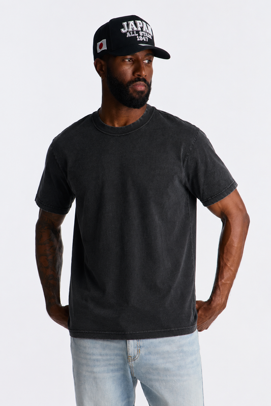 Vintage Tee  Washed Black